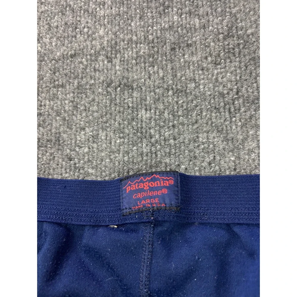 Patagonia Capilene Thermal Base Layer Set Womens Large Blue Vintage USA Made